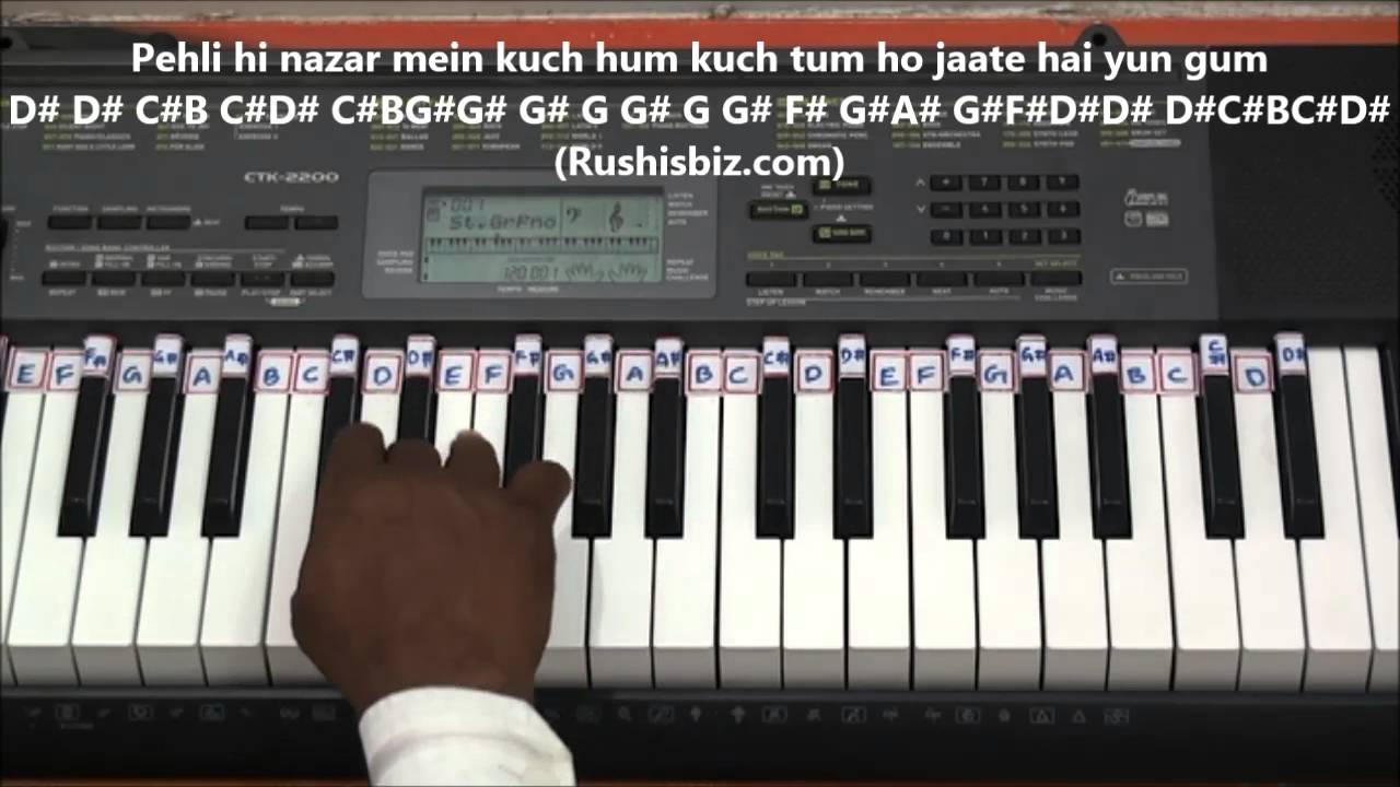 Kehna Hi Kya - Piano Tutorials - Bombay (Hindi) | 1200 Songs BOOK/PDF @399/- 7013658813