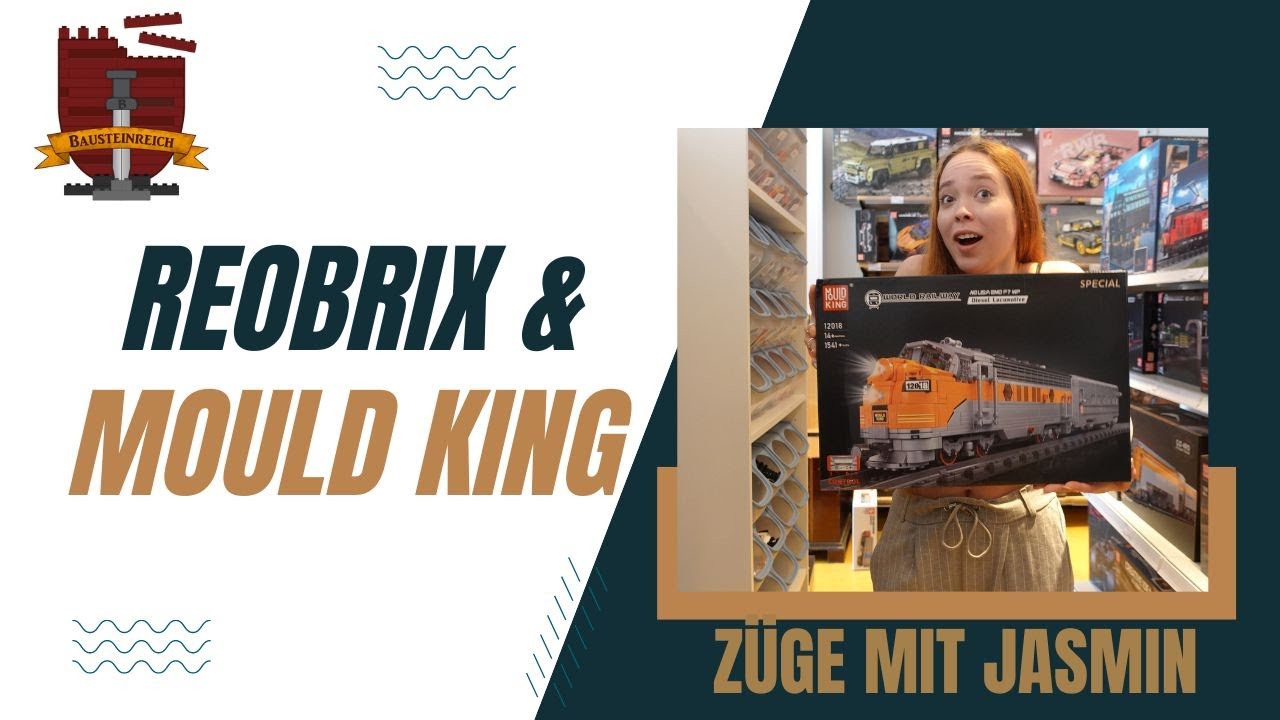 Neue Züge und Lokomotiven von Mould King und Reobrix mit Jasmin