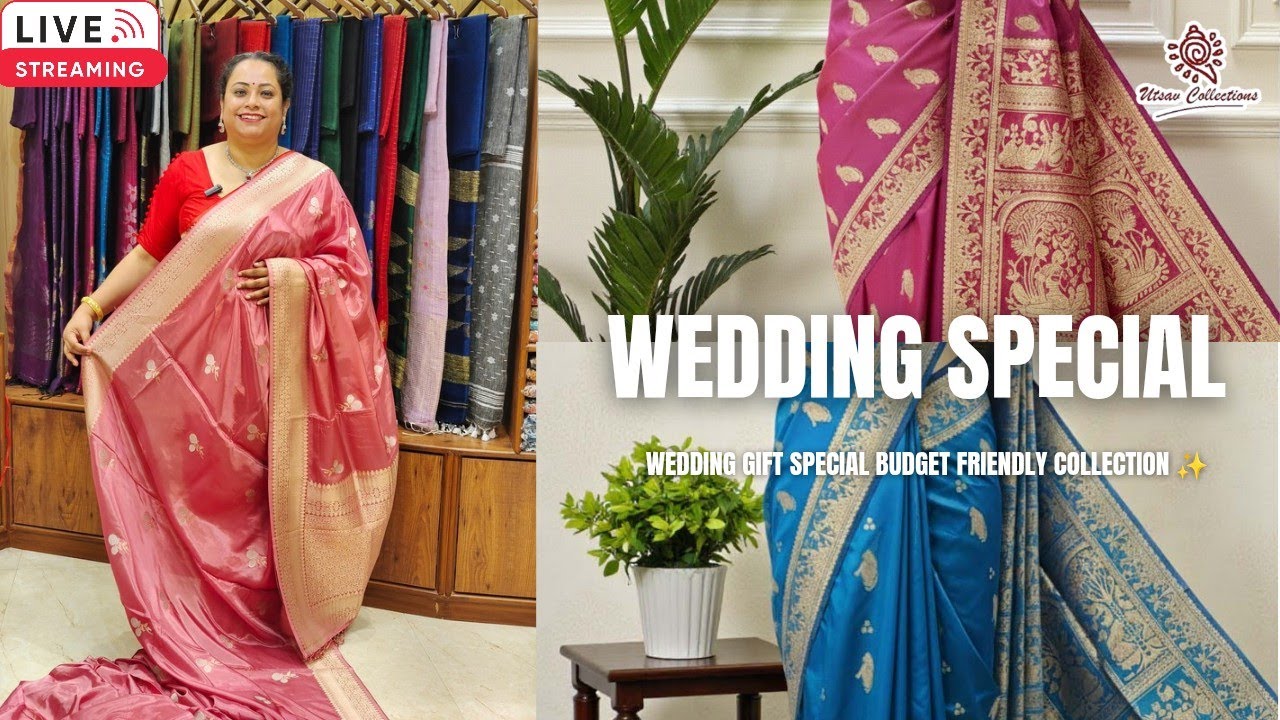 LIVE | Budget-Friendly Wedding Special Saree Collection | Perfect for Gifting & Functions