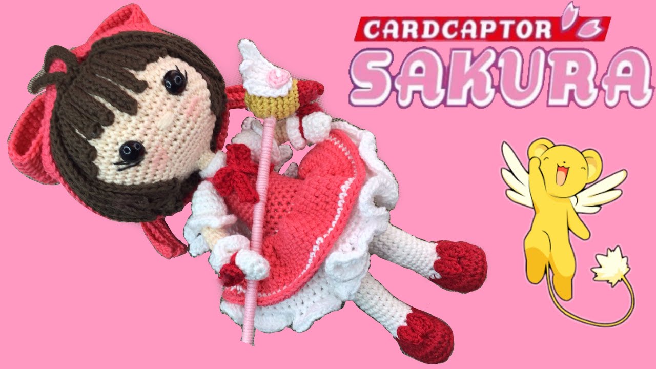 TUTORIAL | Sakura Card Captor Amigurumi | Primera parte (SUBS🇺🇸🇧🇷) #crochet #amigurumi #sakura