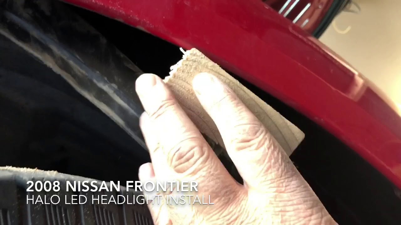 2008  Nissan Frontier  Halo Headlight Install