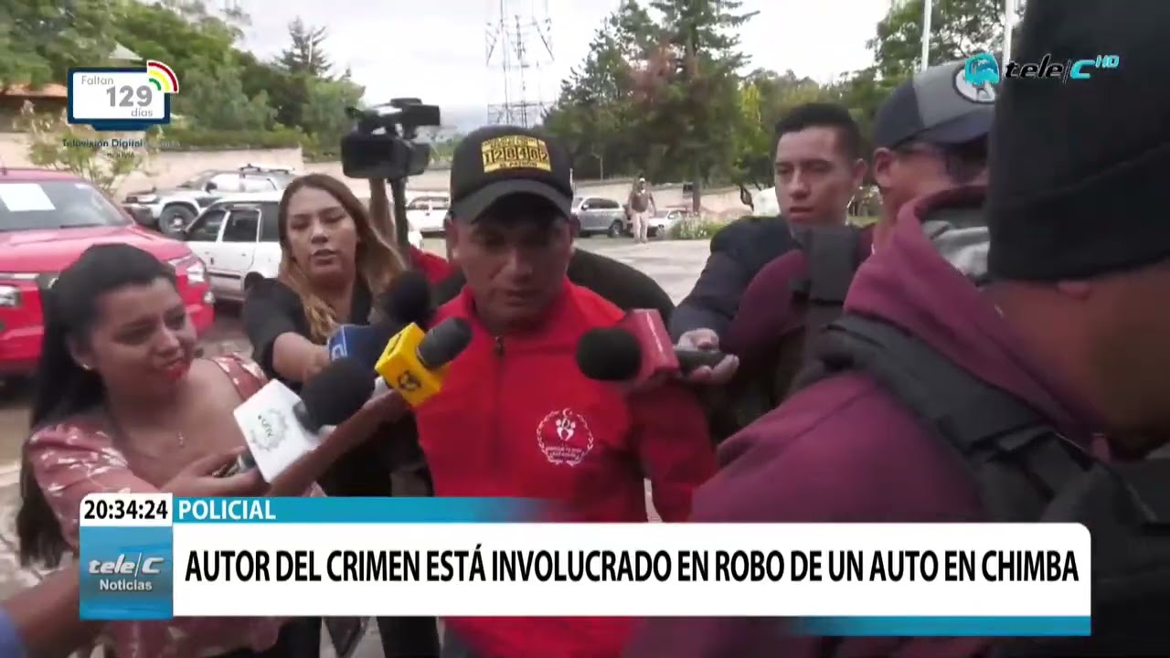 AUTOR DEL CRIMEN ESTÁ INVOLUCRADO EN EL ROBO DE UN AUTO EN CHIMBA.