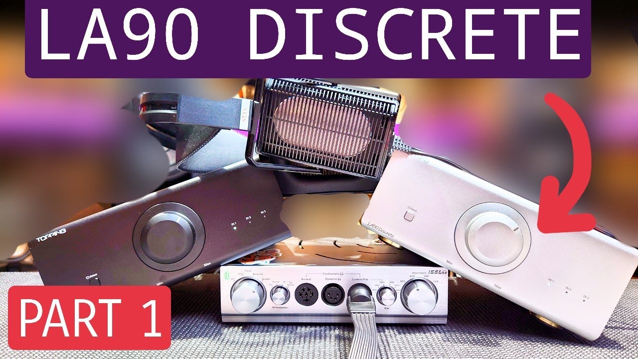 ⭐MY Favorite Amp Gets an UPGRADE!! Topping LA90 Discrete (Part 1) ELECTROSTATIC USE