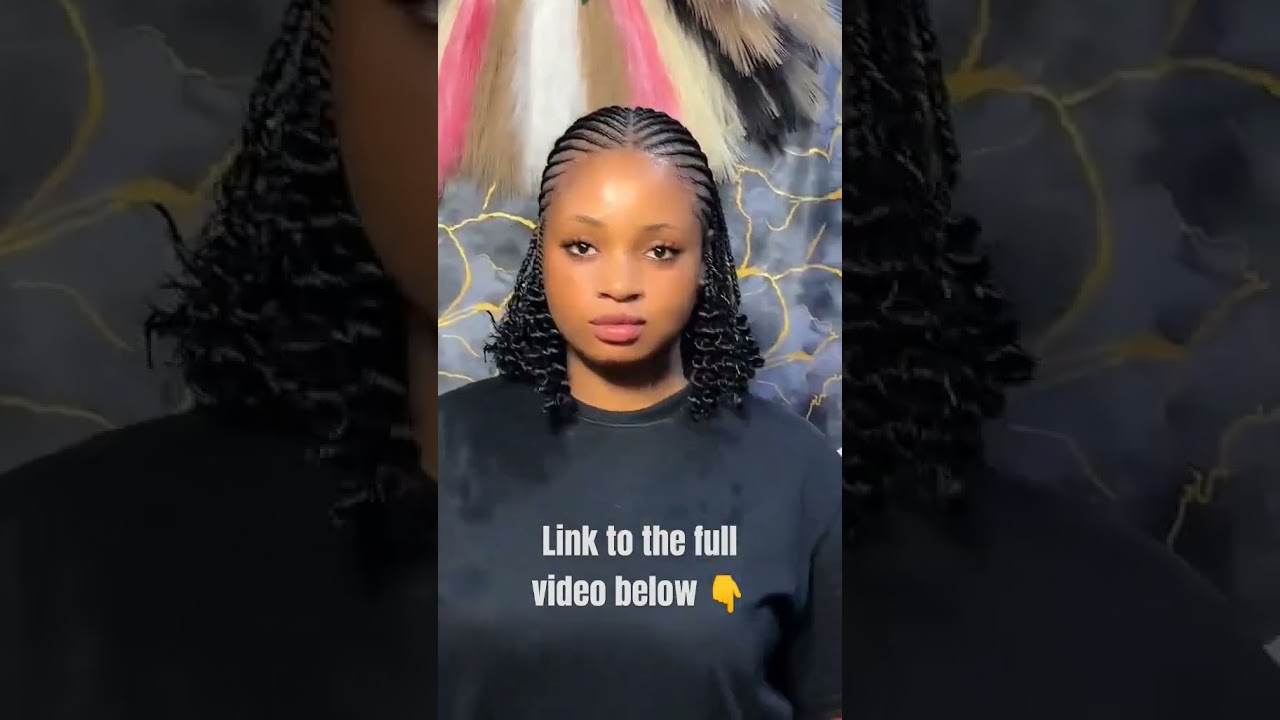 Beautiful Natural Cornrow Braids Hairstyles for Black Ladies #braids #hairstyles #naturalhairstyles