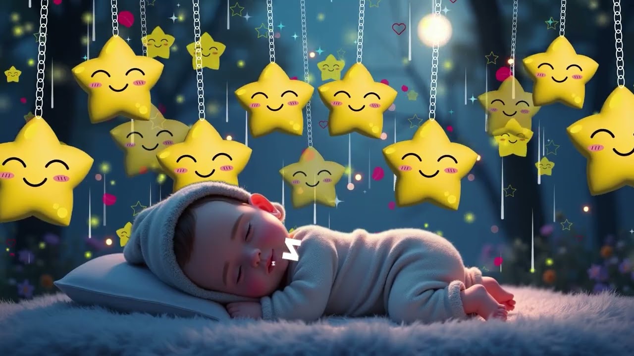 Soothing Mozart Brahms Lullaby 🎶 Baby Sleep Fast 🌛 Overcome Insomnia ✨ Sleep Instantly Tonight