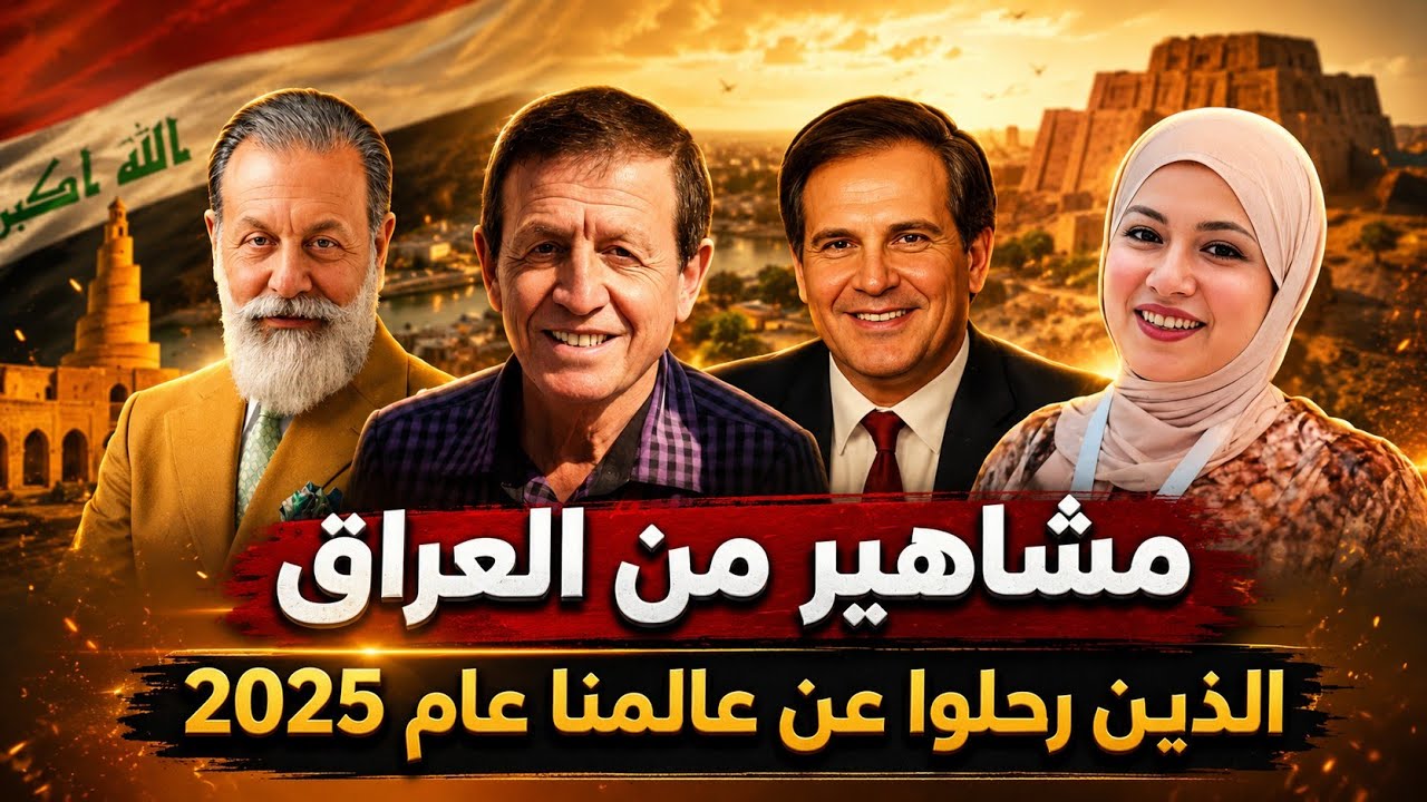 مشاهير من العراق رحلوا 2025