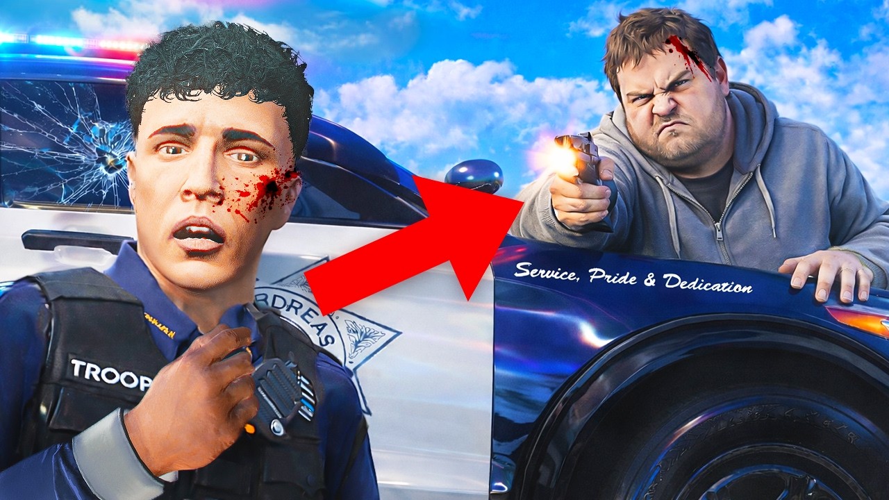 1 Troll Vs LAW ENFORCEMENT in GTA 5 RP