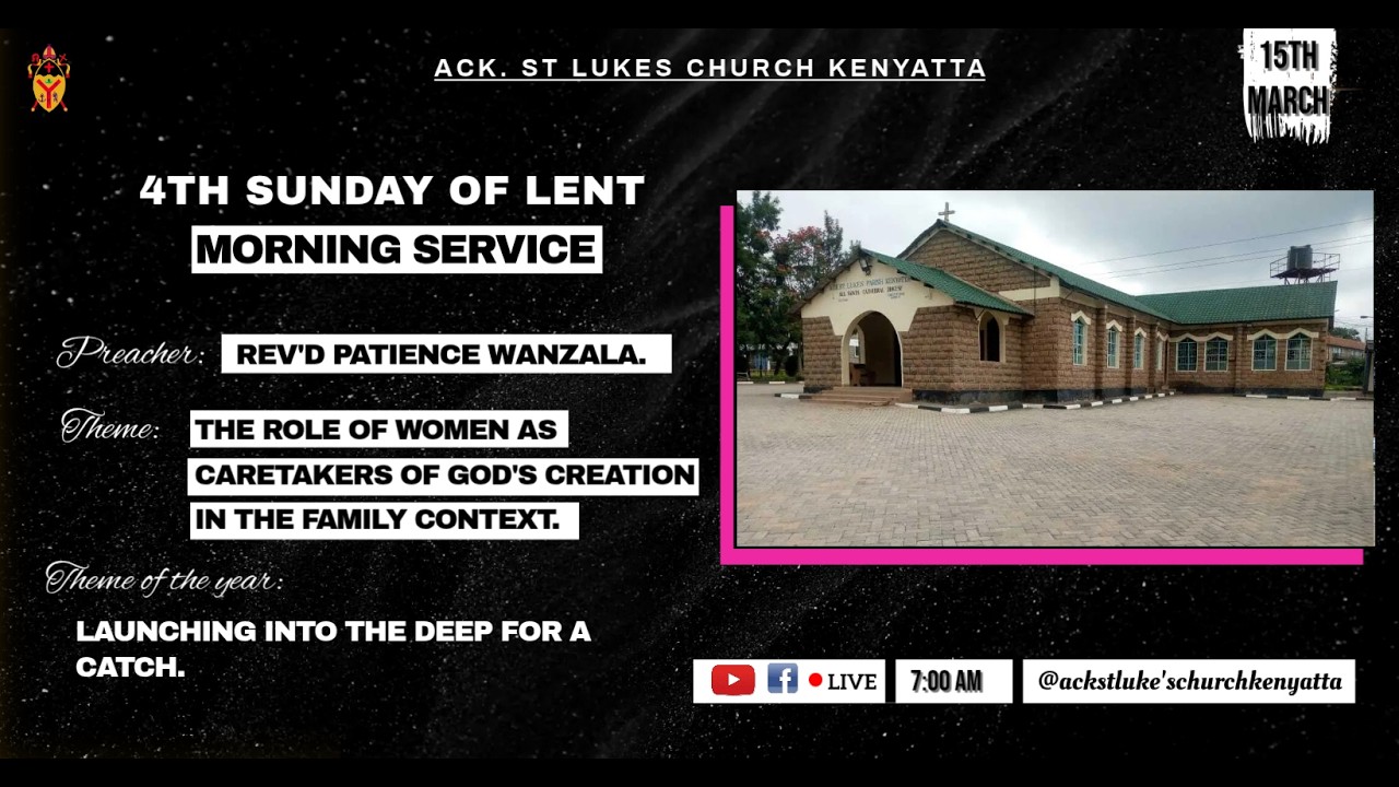 Fourth Sunday of Lent | Morning Service | 7:00 am.