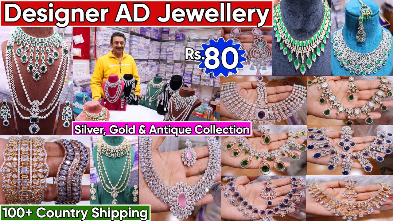 Premium Exclusive Designer Bridal AD Jewellery & Accessories Collection 2024 | designer jewellery