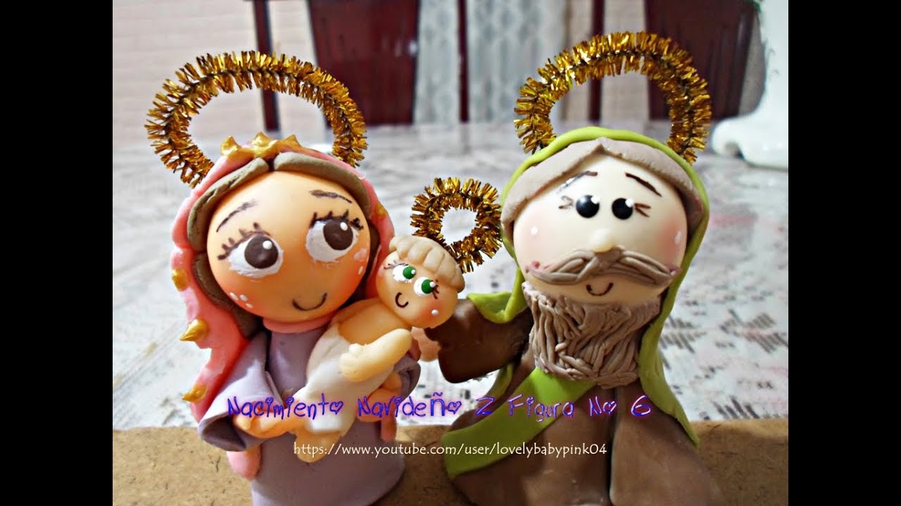 TUTORIAL SAN JOSE PORCELANA FRÍA / Cold Porcelain Nativity scene