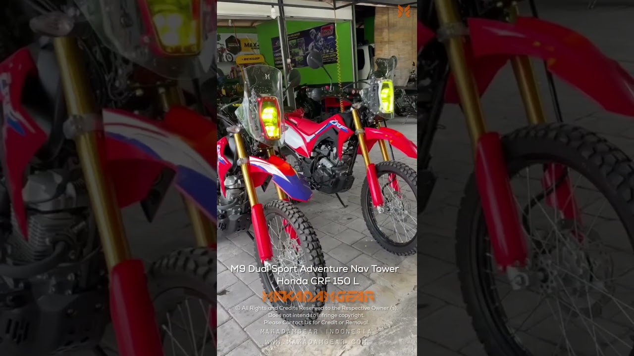 M9 #Adventure #Rally #NavigationTower #Honda #CRF 150 by #Makadamgear Indonesia 🎥 by Alip LJM Bali