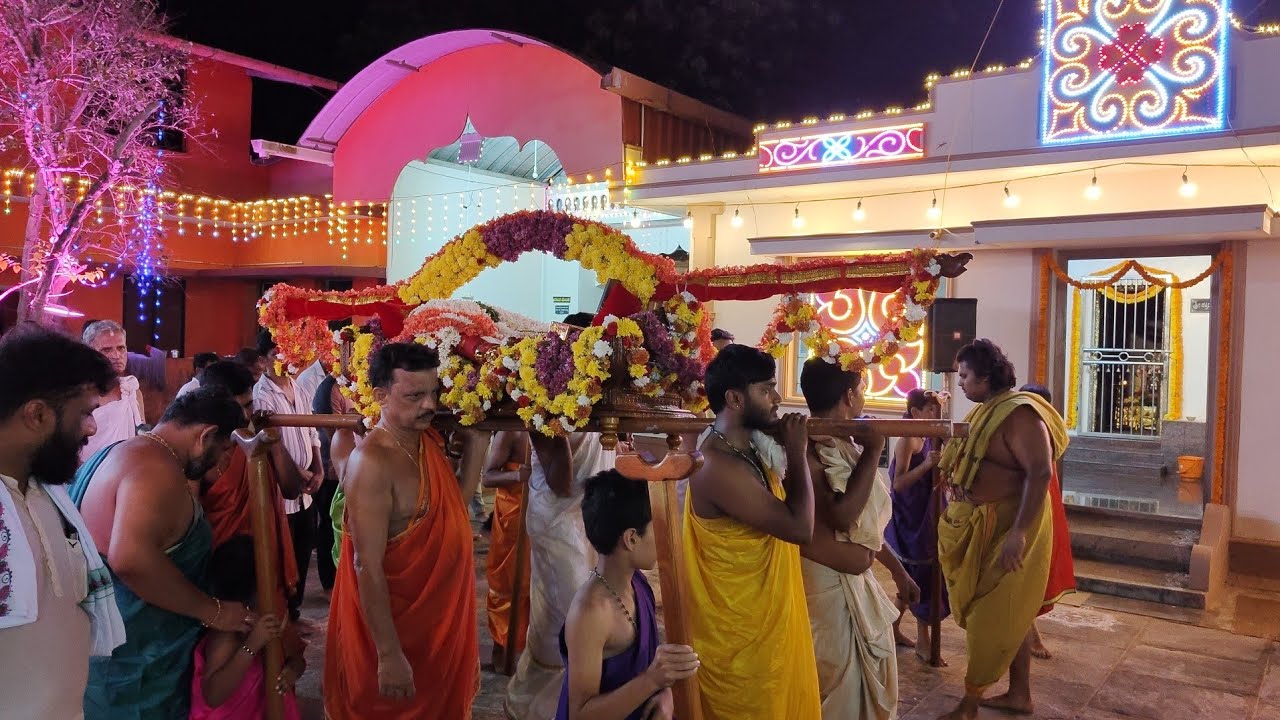 Rathotsava Bali, Pallaki Seve, Katte Pooje Chokkadi Shri Mahalingeshwara Temple #katapady #pallakki