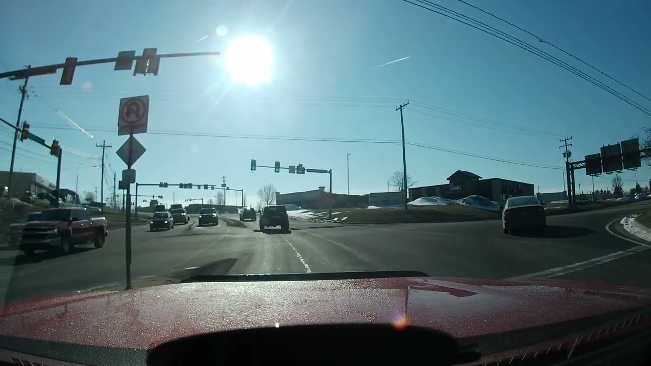 driving on my birthday to different places