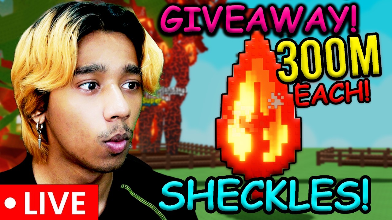 🔴LIVE | GROW A GARDEN 2 GIVEAWAY GIVING 300M SHECKLES EACH! | Grow a Garden 2 Live Sheckles Giveaway