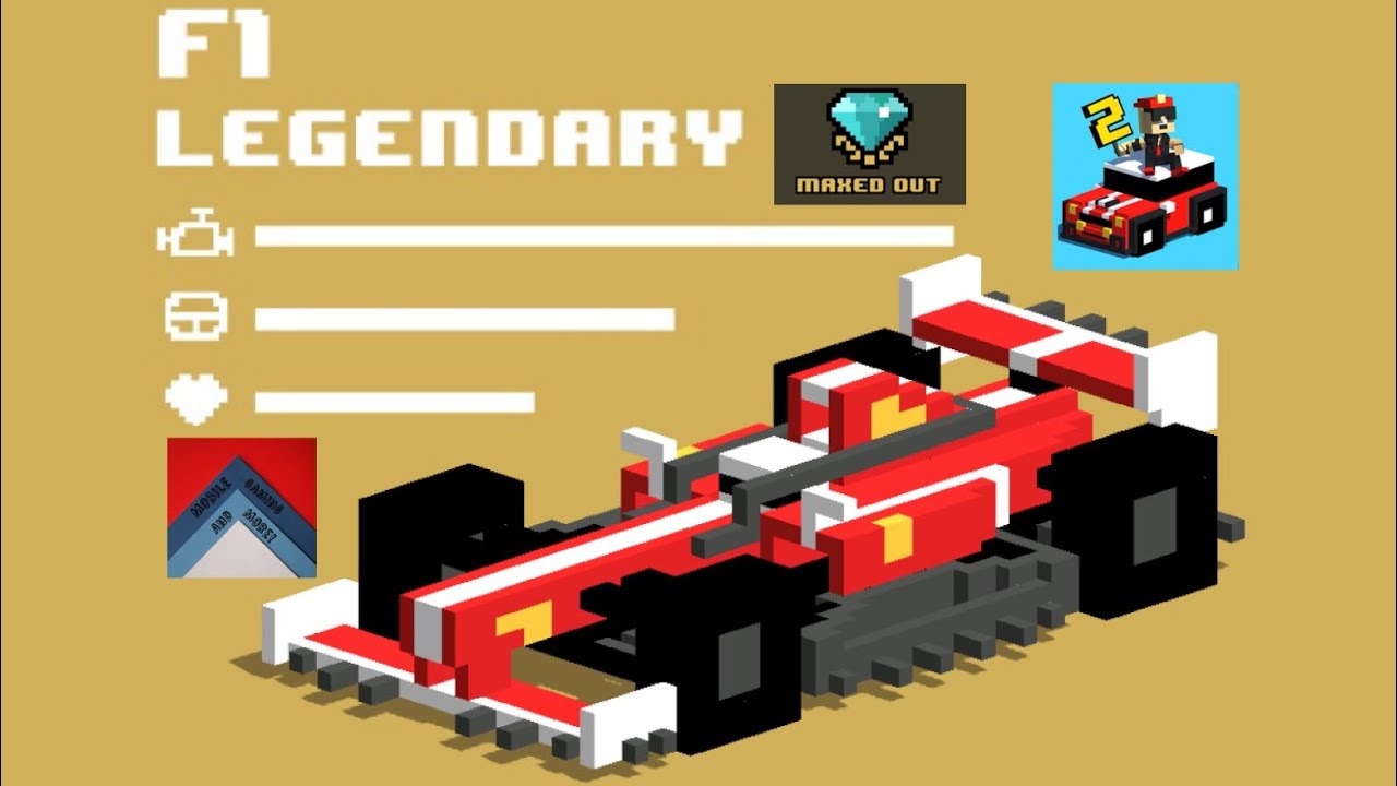 F1 | Fully Upgraded | Legendary Car | Smashy Road Wanted 2 | SRW2 | Cars