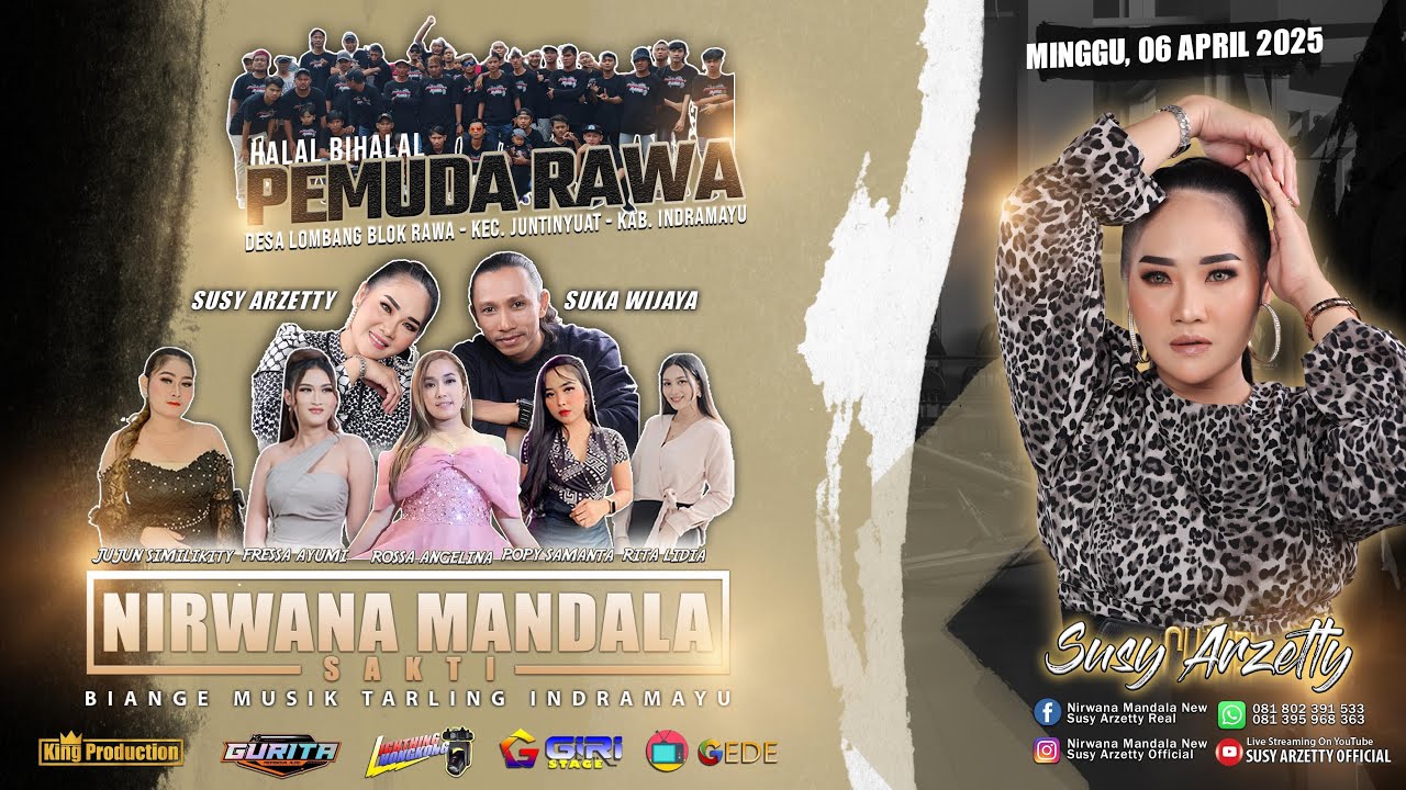 LIVE NIRWANA MANDALA SAKTI SUSY ARZETTY | MINGGU, 06 APRIL 2025 | LOMBANG - JUNTINYUAT - INDRAMAYU