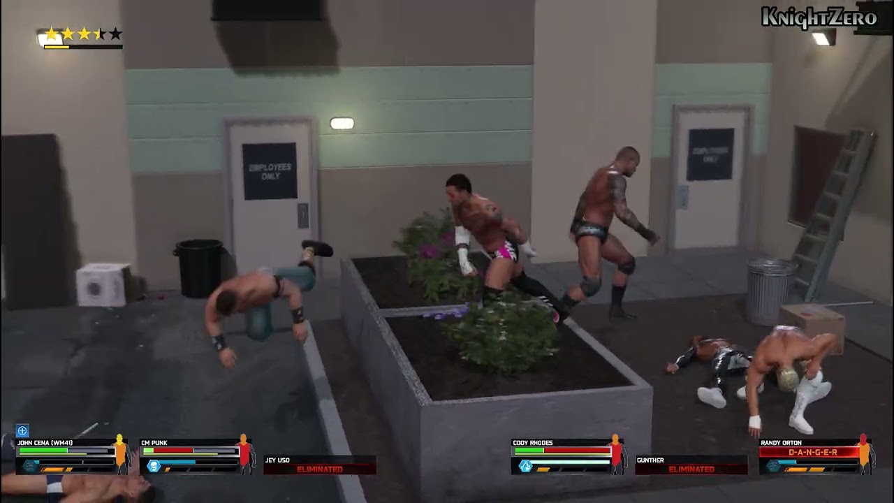 Backstage brawl 6 way - WWE2K25