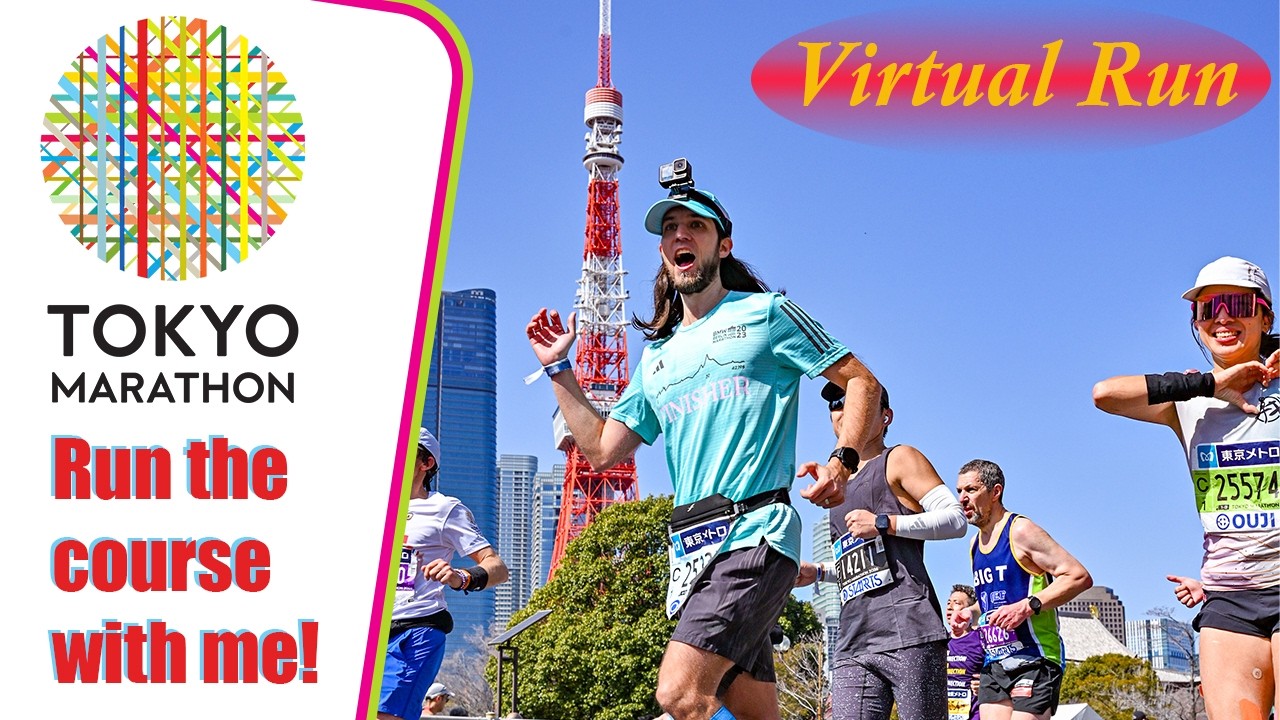 Tokyo Marathon 2026 - Virtual Run - Video for Treadmill