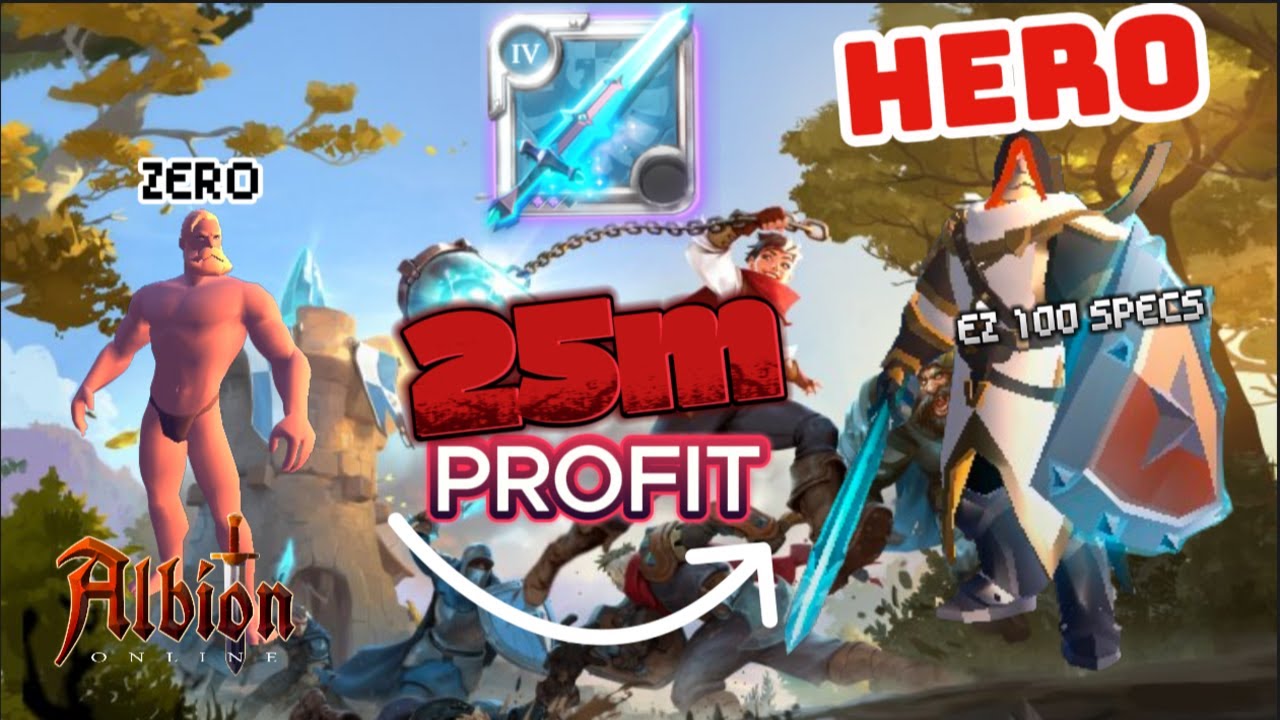 Zero To Hero 2025 | Infinity Blade 0 to 100 specs | Albion Online | East Server