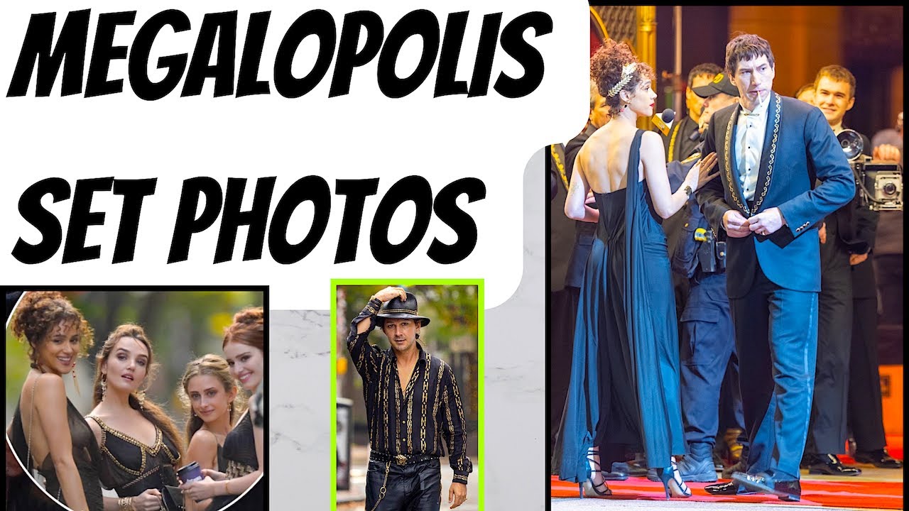 MEGALOPOLIS Set PHOTOS, Ancient Rome and NEW ROME Costuming and architecture
