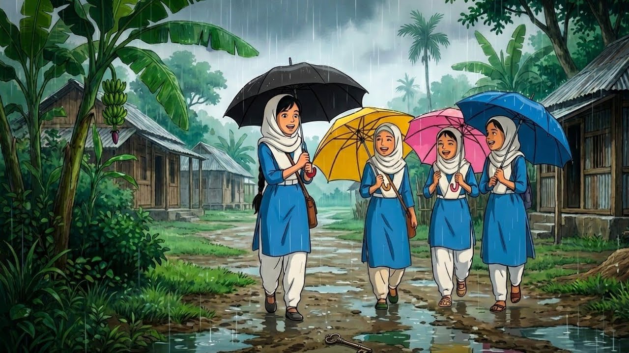 A Rainy Day in a Bangladeshi Village 🌧️ | Pure Nostalgia 