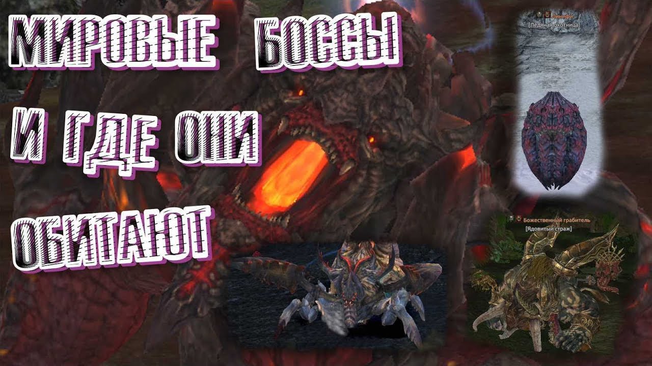 Tera online - Мировые Боссы и где они обитают
