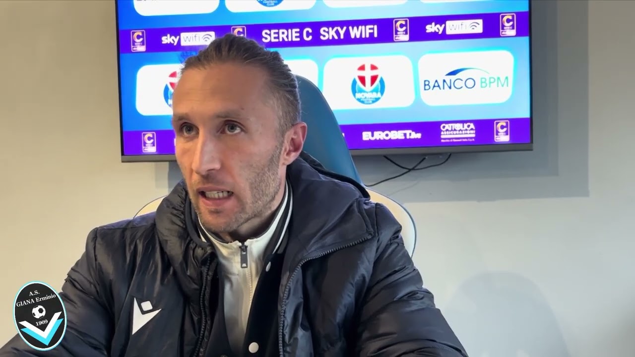 SALA STAMPA post Novara-GIANA 3-1