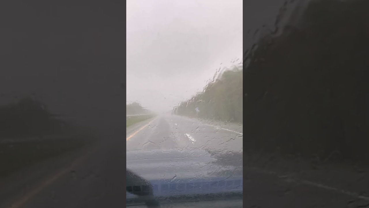 Driving on I-81 in the rain. 