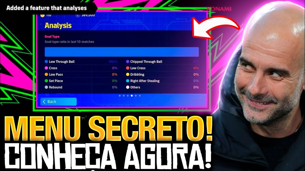 💥SEGREDO REVELADO! USE AGORA ESSE MENU SECRETO E MELHORE NO E-FOOTBALL 2026