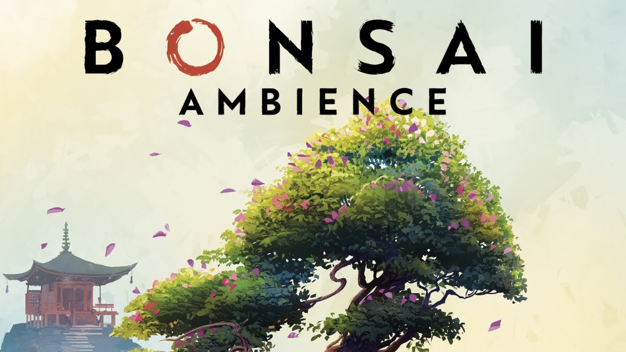 Bonsai Board Game Ambience | Peaceful Japanese Garden Music, Nature Sounds & Game Scenes