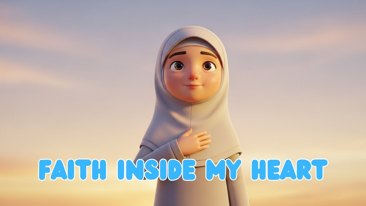 Faith Inside My Heart | Kids Islamic Song About Faith & Kindness 🌙✨