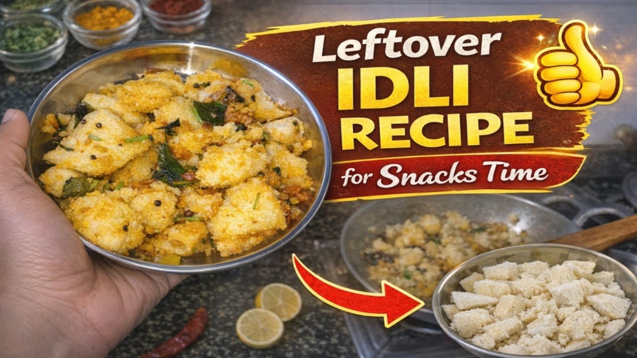 ಮಕ್ಕಳಿಗೆ ಇಷ್ಟವಾಗುವಂತಹ ಉಲ್ಲವಲಕ್ಕಿ ರೆಸಿಪಿ//leftover idli use for evening snacks#snacks 