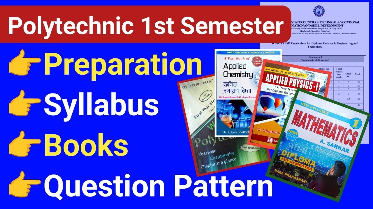 Polytechnic 1st Semester | Syllabus | Books | Question Pattern | NatiTute