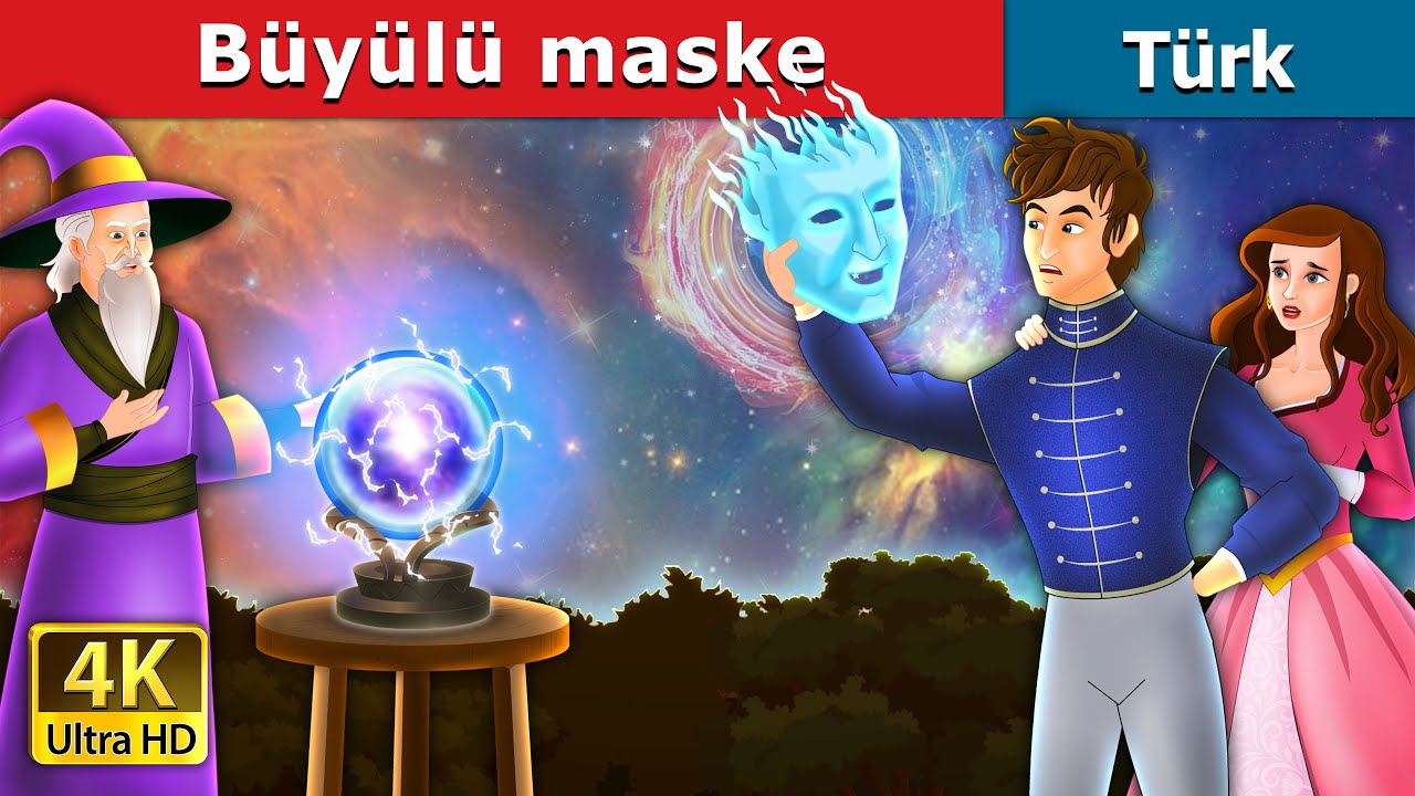Büyülü maske | Enchanted Mask in Turkish | türkçe peri masalları | @TurkiyaFairyTales