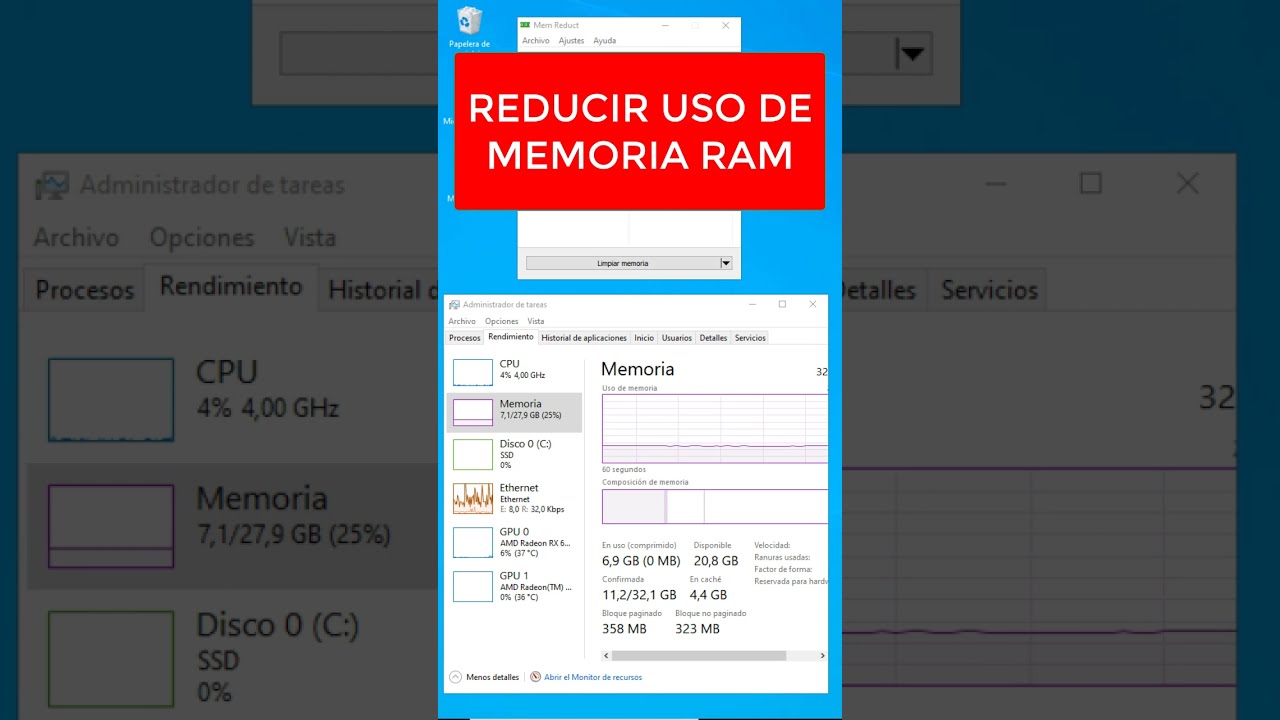 ⚡TRUCO para Liberar 4GB de MEMORIA RAM⚡