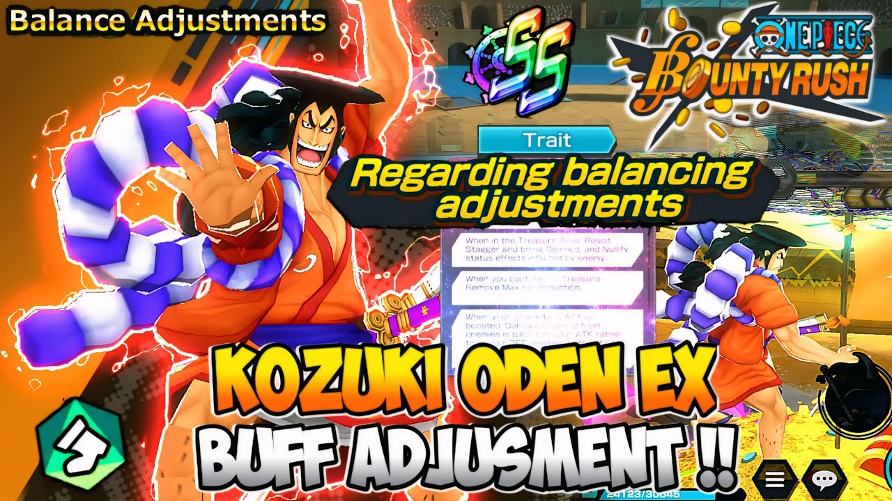 Геймплей с усилением Кодзуки Одена!! SLAUGHTER ALL EX BROKEN || ONE PIECE BOUNTY RUSH