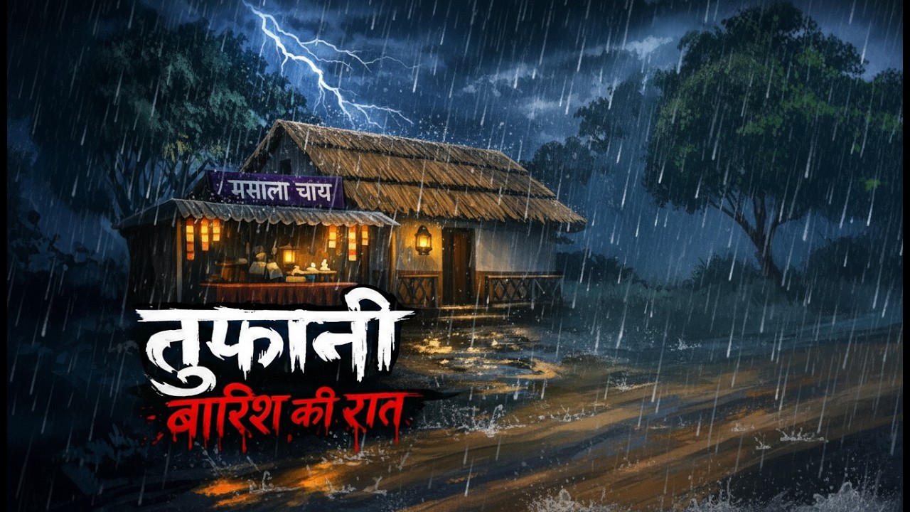 तूफानी बारिश की वह रात|tufani barish Ki vah Raat|horror storie in hindi