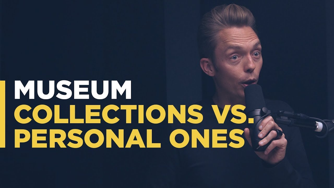 How are museum collections different from personal collections?