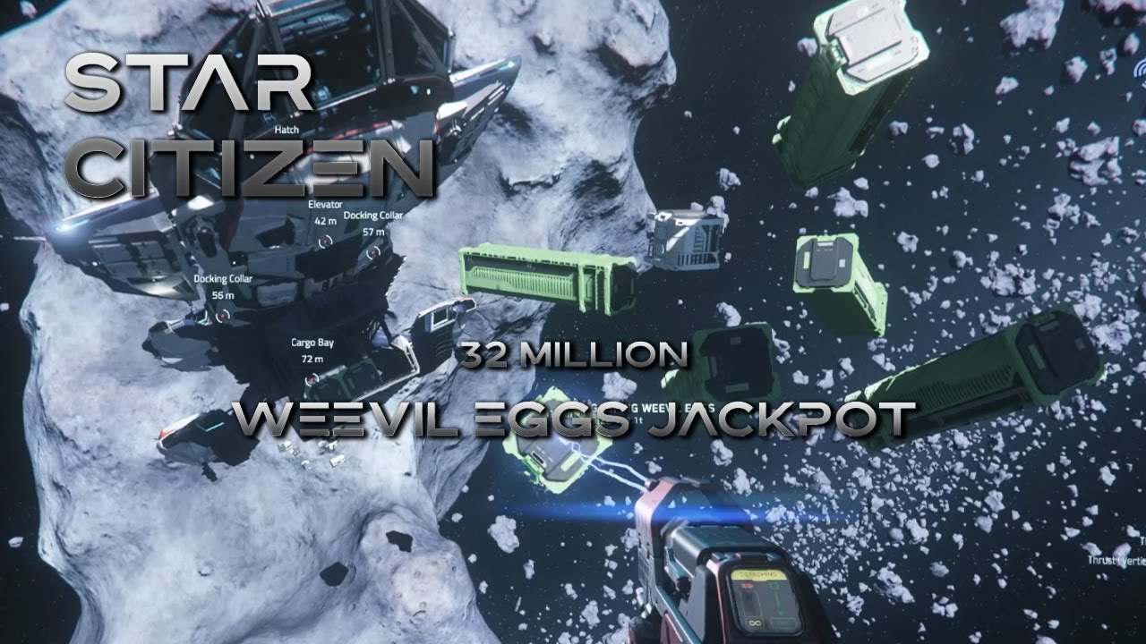 30+ MILLION AUEC WEEVIL EGGS JACKPOT ERT IN STAR CITIZEN