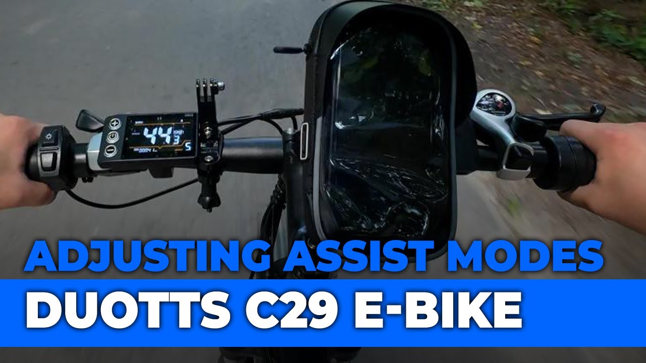 How to Set Throttle-Only or Pedal-Assist on Duotts C29 - Adjusting Assist Modes