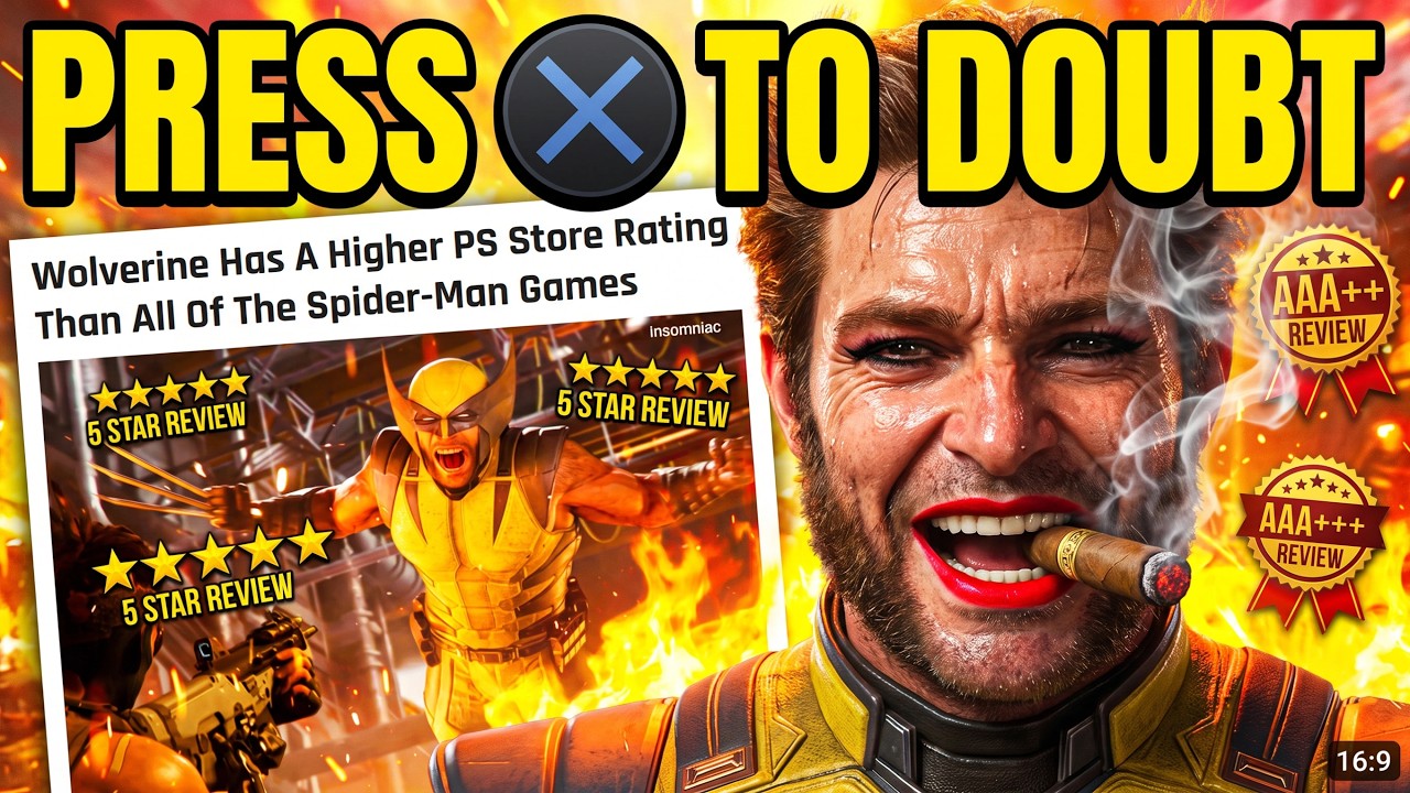 Wolverine Numbers are SUS! All FIVE-STAR Reviews on PlayStation Store?!
