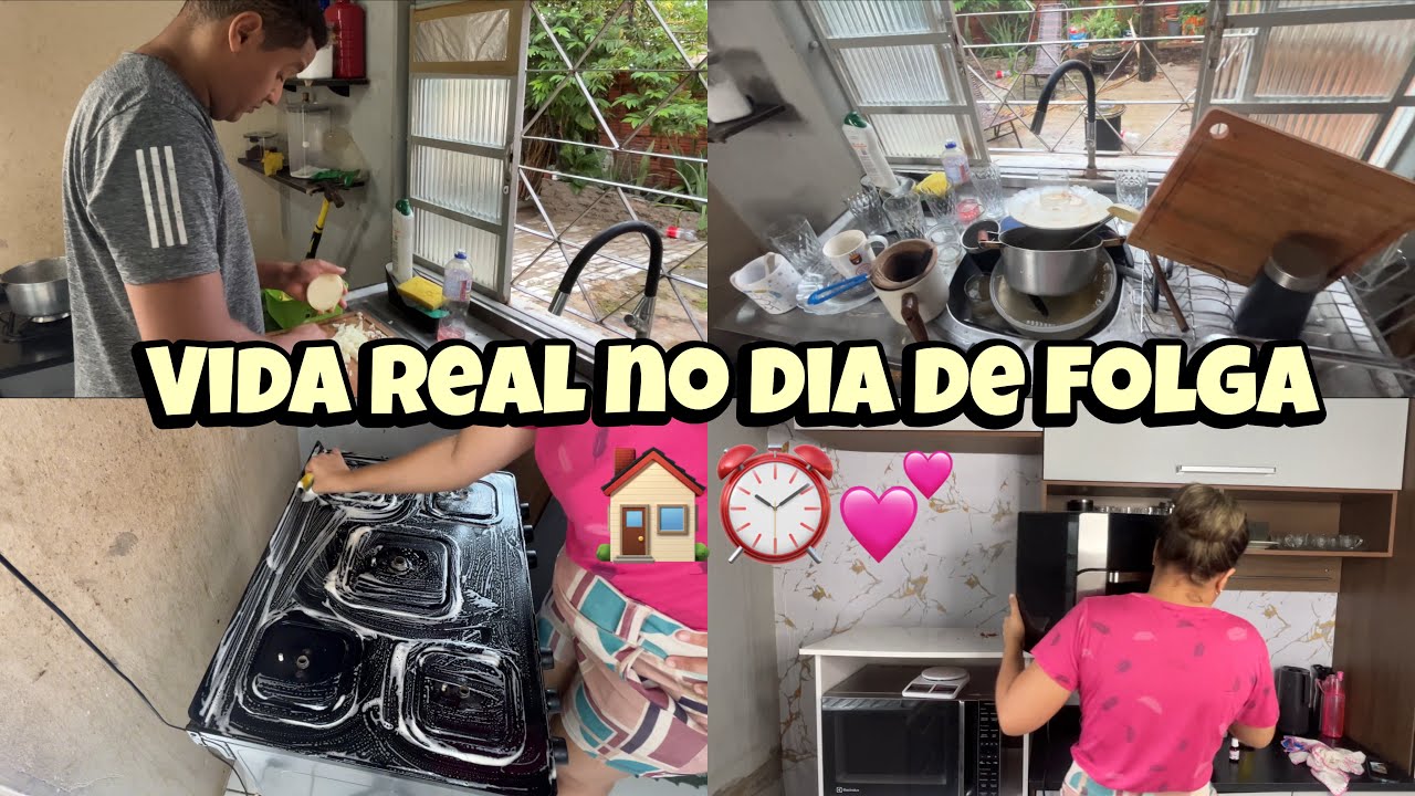 ✨ DIA DE FOLGA NA VIDA REAL: LIMPEI A CASA E O MARIDO FEZ O LANCHE 🏡🥪