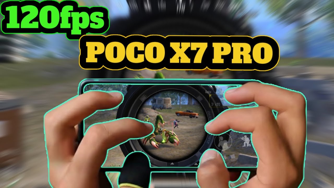 POCO X7 PRO 120fps full gameplay in conquer rank | PUBG MOBILE 