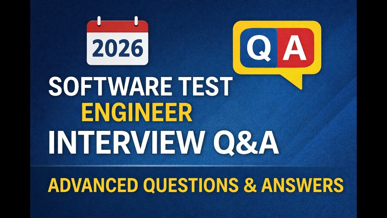 Senior Tester Interview Q&A 2026 | 5–8 Years | Must-Know Questions