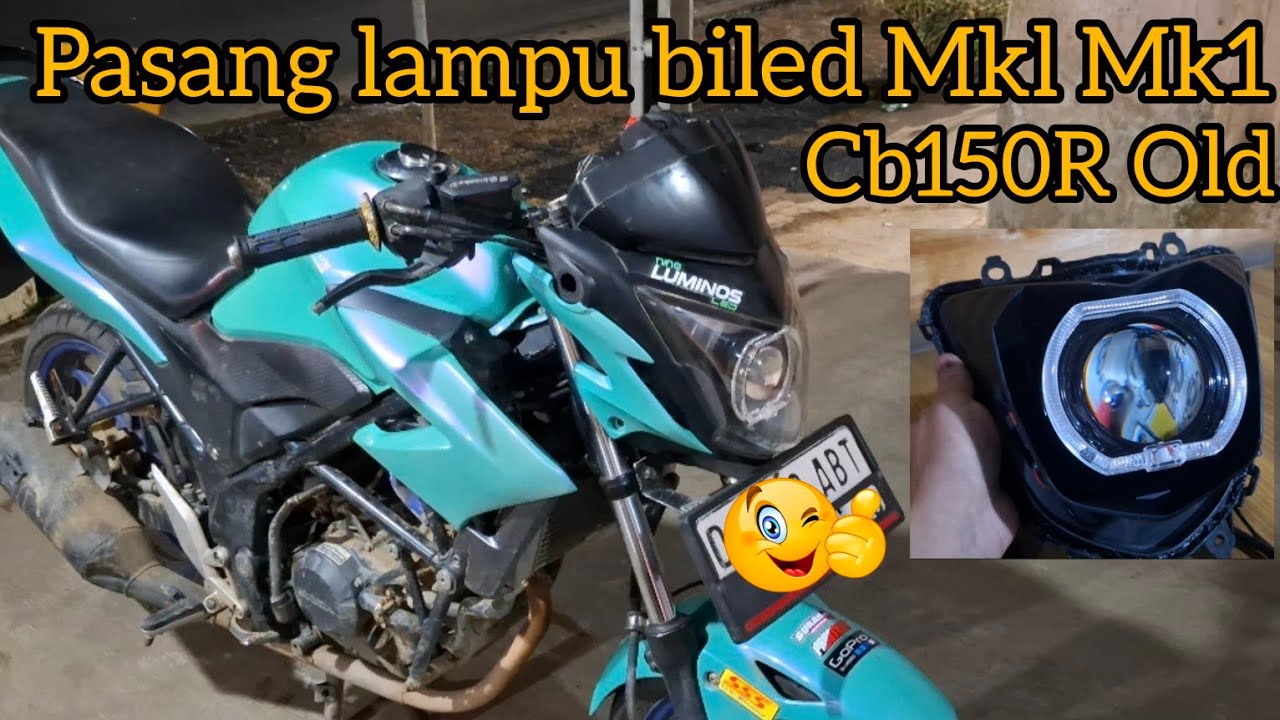 Pasang lampu biled mkl mk1 di motor cb150r old