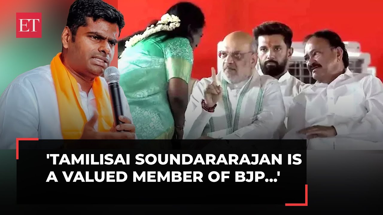 Tamil Nadu: K Annamalai clarifies after video of Amit Shah 'Reprimanding' Soundararajan goes viral