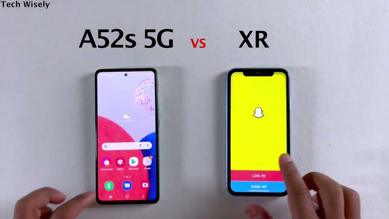 SAMSUNG A52s 5G vs iPhone XR | SPEED TEST