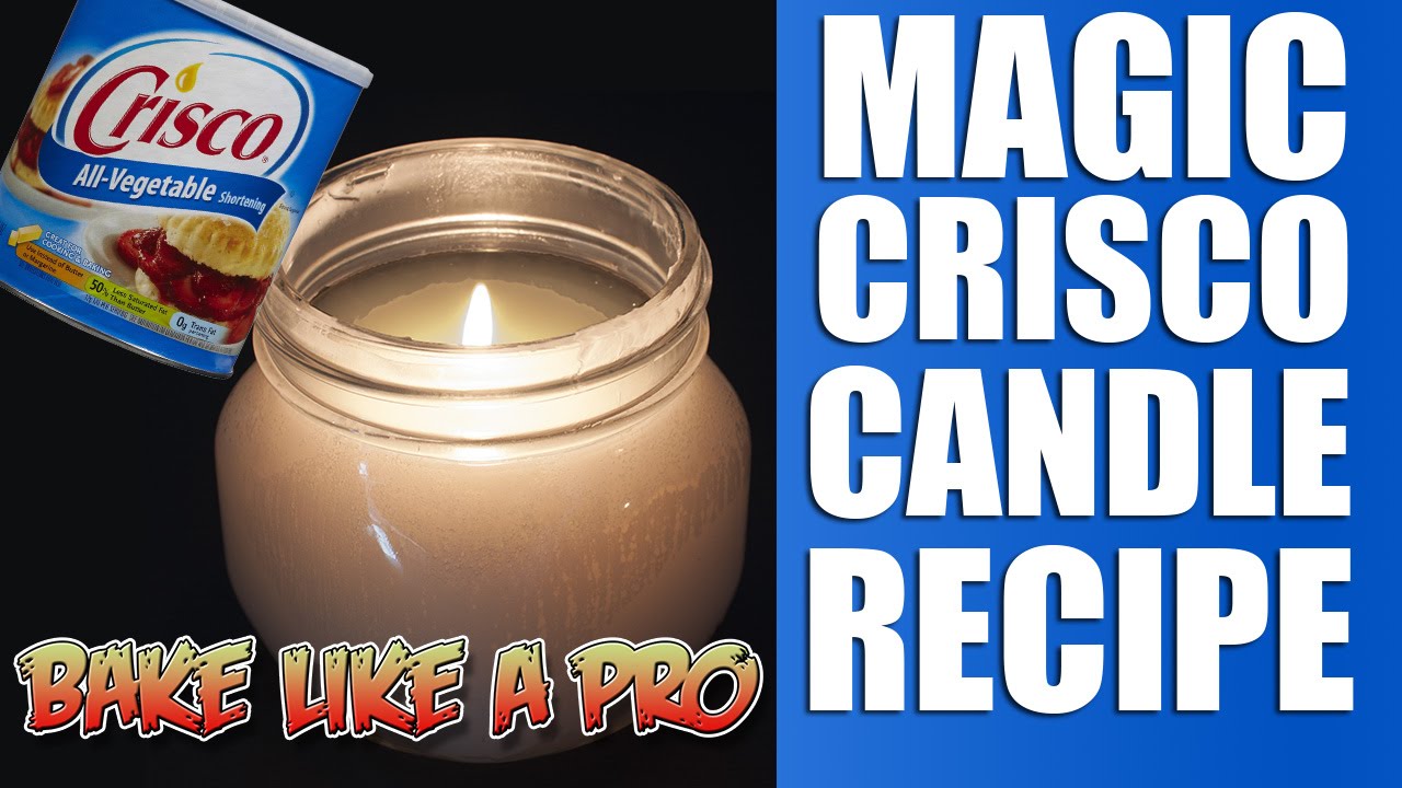Рецепт свечи Magic Crisco для жира
