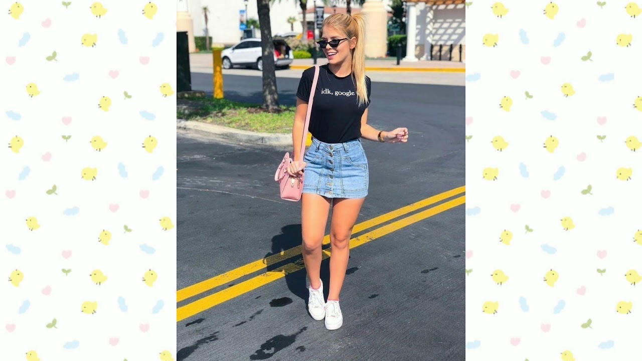 Faldas en tendencia 2019/ 2020, outfits de minifalda 💋🌼