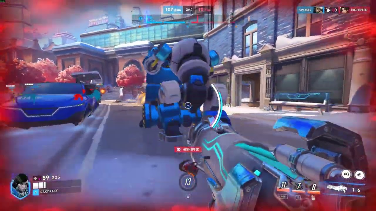 Pharah Ranked Last Placement Game !